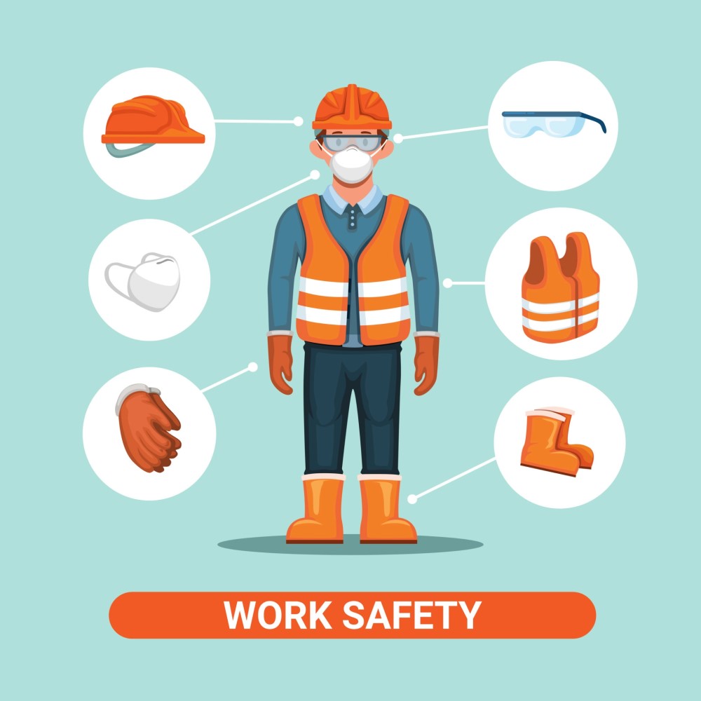 Personal Safety Equipment List with 10 Important Items in Work