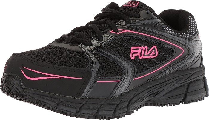 Fila Women's Memory Reckoning 8 Slip Resistant Steel Toe Running Shoe Meiera 2 Sr Ct